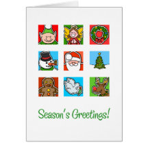 Imágenes de la tarjeta de felicitación del navidad