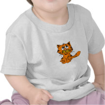 Imágenes únicas de los regalos del bebé de gatos d camiseta