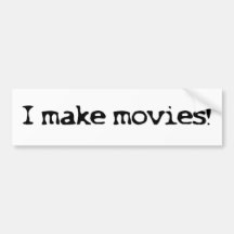imakemovies pegatina de parachoque