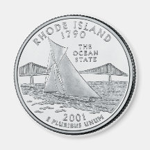Imán 2001 del cuarto del estado de Rhode Island