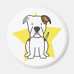 Imán americano del dogo de la estrella de Kawaii