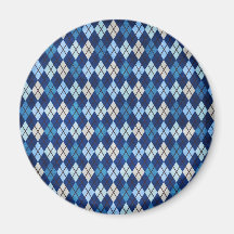 imán azul del argyle