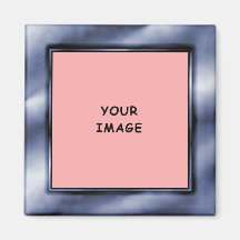 Imán azul del marco de la foto de la pizarra