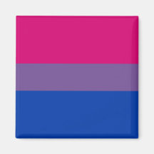 Imán bisexual de la bandera del orgullo