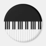 Imán - blanco del negro del teclado de piano