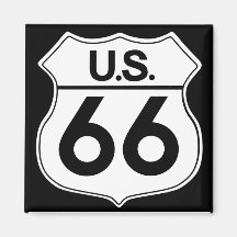 Imán clásico 2 de la ruta 66
