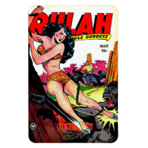 Imán cómico de Rulah 1949 del vintage