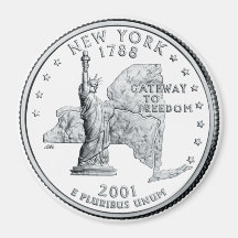 Imán cuarto 2001 del Estado de Nuevo York