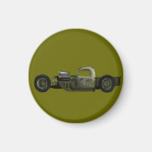 Imán de ArmyGreen RatRod