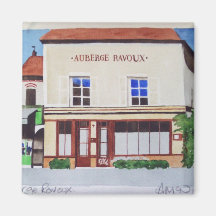 Imán de Auberge Ravoux