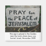 Imán de Israel de la tumba del jardín