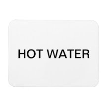 Imán de la agua caliente