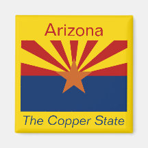 Imán de la bandera de Arizona