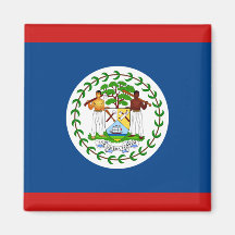 Imán de la bandera de Belice