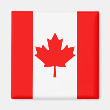 Imán de la bandera de Canadá