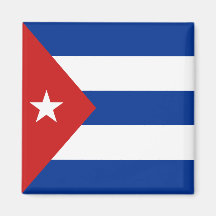 Imán de la bandera de Cuba