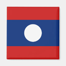 Imán de la bandera de Laos