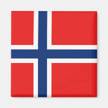Imán de la bandera de Noruega