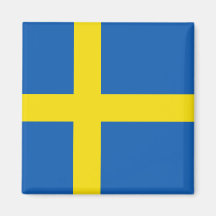 Imán de la bandera de Suecia