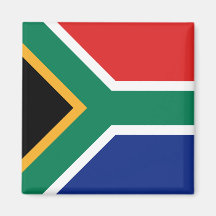 Imán de la bandera de Suráfrica