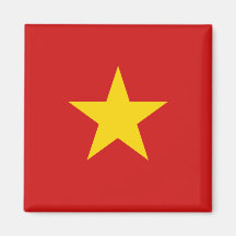 Imán de la bandera de Vietnam