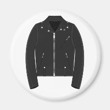 Imán de la chaqueta de cuero