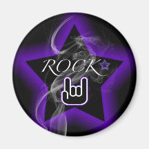 Imán de la estrella del rock