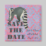 Imán de la fecha de rey Julian Damask Save The imanes