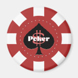 Imán de la ficha de póker