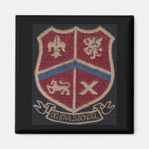 Imán de la insignia de escuela