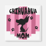 Imán de la mamá de la chihuahua