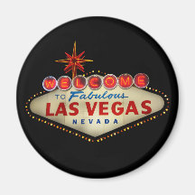 Imán de la muestra de Las Vegas