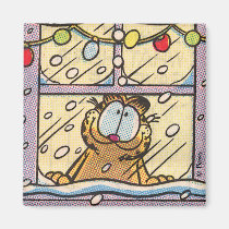 Imán de la Nochebuena de Garfield imanes