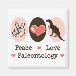 Imán de la paleontología del amor de la paz