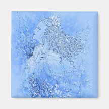 Imán de la reina de la nieve