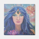 Imán de la sirena de Lotus - por el arte de Susan 
