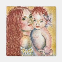 Imán de la sirena y del niño