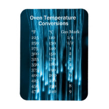 Imán de la tabla de conversión de la temperatura d