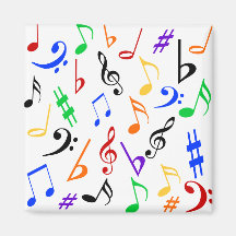 Imán de las notas musicales - multi