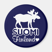 Imán de los alces de Finlandia