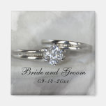 Imán de los anillos de bodas