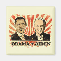 Imán de los retratos de Obama Biden