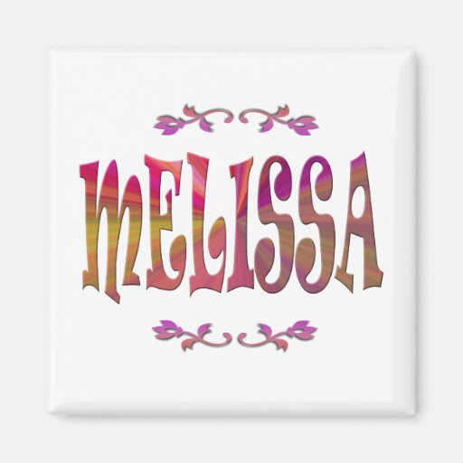 Imán de Melissa | Zazzle