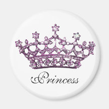 Imán de princesa Tiara Gem