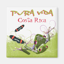 Imán de Rican Pura Vida de la costa
