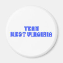 Imán de Virginia Occidental del equipo