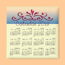 Imán decorativo 2013 del calendario imanes