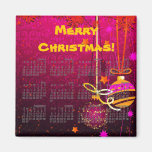 Imán decorativo 2013 del calendario del navidad