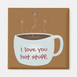 Imán del amor del café
