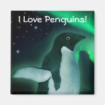 Imán del arte de la fantasía del PINGÜINO y de la 